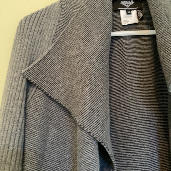 Angel Apparel chunky gray cardigan sweater size xs - Picture 4 of 7